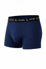Erkek Likralı Pamuklu Nefes Alan Penye Boxer 3lü Paket - Lacivert - Görsel 3