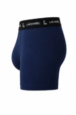 Erkek Likralı Pamuklu Nefes Alan Penye Boxer 3lü Paket - Lacivert - Görsel 4
