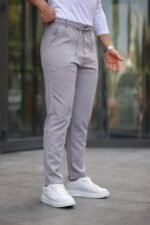 Erkek Beli Bağcıklı Jogger Pantolon - Görsel 2