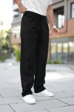 Erkek Kadife Baggy Pantolon - Görsel 2