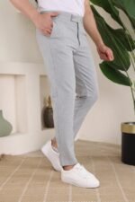 Erkek Slim Fit Dilli Kumaş Pantolon - Görsel 4