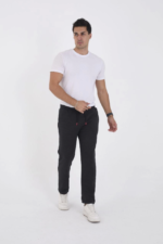 Unisex Üç İplik Basic Eşofman Pantolon - Antrasit - Görsel 4